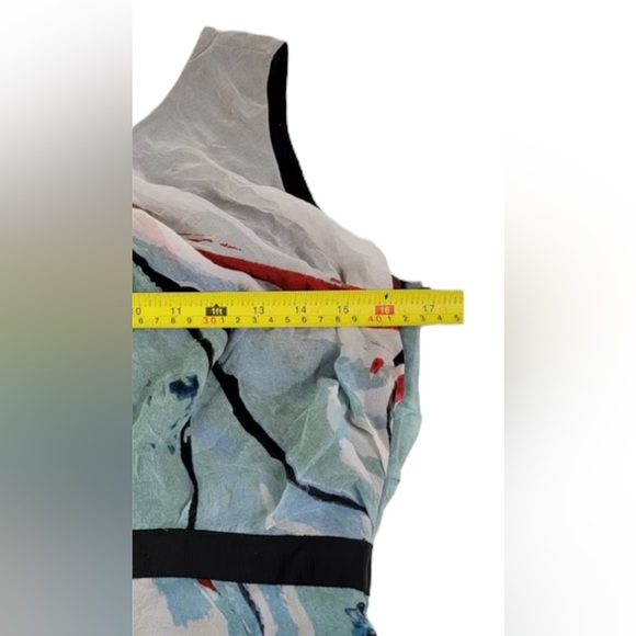 Diane Von Furstenberg Paradis Silk Chiffon Mini Dress Size 8 US - Picture 6 of 13